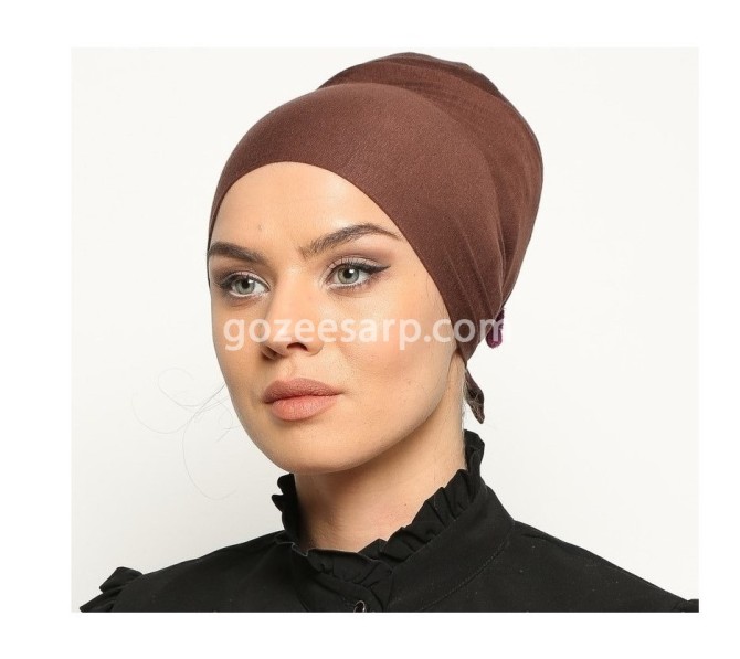 Dikişsiz Penye Bone Açık Kahve